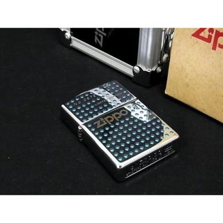 ZIPPO - ■新品同様■ ZIPPO ジッポー ヴィンテージ 1999年製 高級ライター NO.0672 オイルライター 喫煙グッズ 喫煙具 ブルー系 AW5229