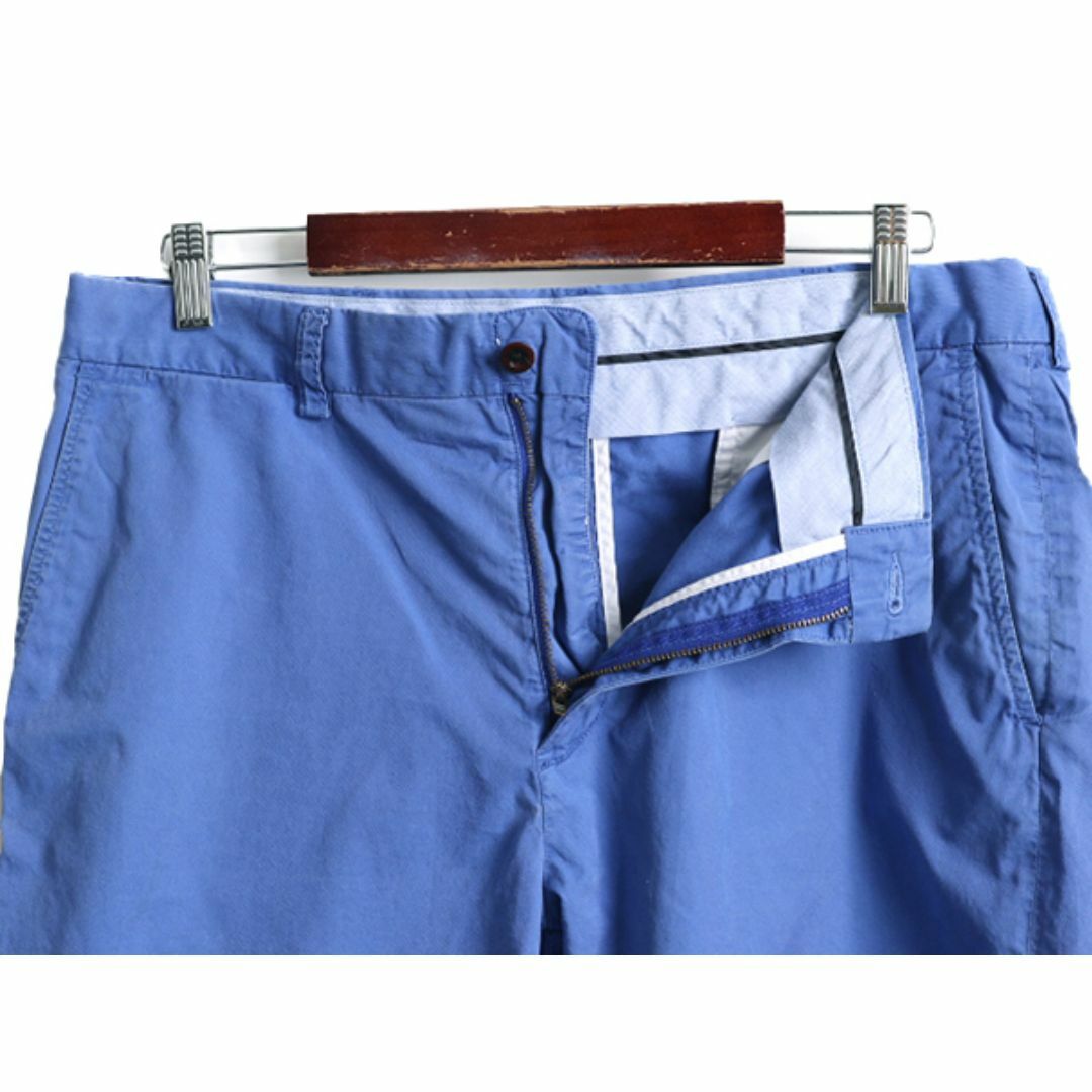 Ralph Lauren(ラルフローレン)のポロ ラルフローレン ピマ コットン チノ ショートパンツ メンズ 35 ショーツ 短パン 半パン アーミー タイプ ノータック 青 ワンポイント メンズのパンツ(ショートパンツ)の商品写真
