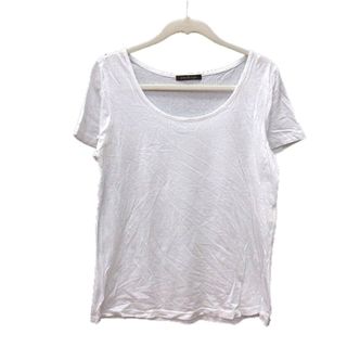 ミミアンドロジャー(mimi&roger)のミミ&ロジャー カットソー Tシャツ クルーネック 半袖 1 白 ホワイト(Tシャツ(半袖/袖なし))