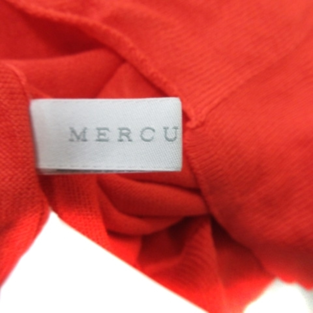 MERCURYDUO(マーキュリーデュオ)のマーキュリーデュオ カーディガン カットソー 半袖 F 赤 朱色 /YI レディースのトップス(カーディガン)の商品写真