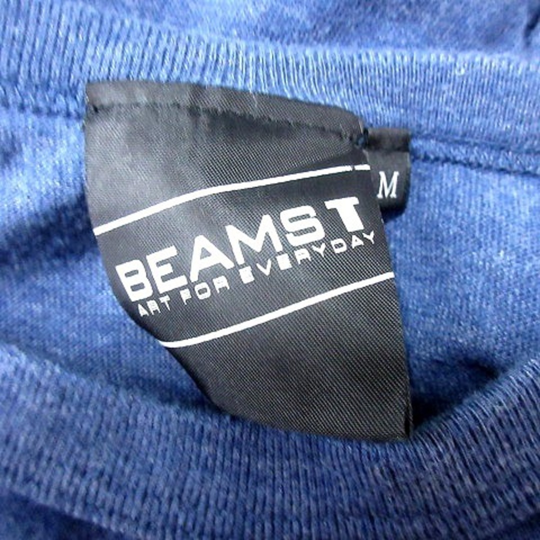 BEAMS(ビームス)のビームス BEAMS カットソー Uネック 半袖 M 青 ブルー /RT レディースのトップス(カットソー(半袖/袖なし))の商品写真