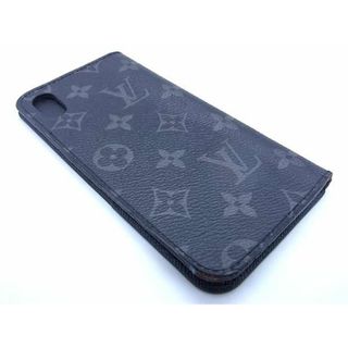 ルイヴィトン(LOUIS VUITTON)のLOUIS VUITTON ルイヴィトン M67484 モノグラムエクリプス フォリオ iPhone XS MAX 対応 手帳型 スマホケース ブラック系 BI1157(その他)