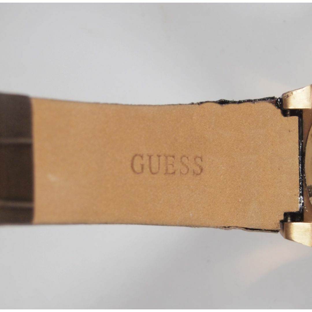 GUESS(ゲス)の美品 Guess ゲス W0040G3  アナログ表示 ブラウ ンクォーツ腕時計 メンズの時計(腕時計(アナログ))の商品写真