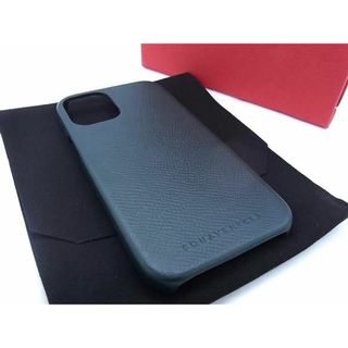 ボナヴェントゥーラ(BONAVENTURA)の■極美品■ BONAVENTURA ボナベンチュラ レザー iPhone12 MINI 対応 アイフォンケース スマホケース ダークグリーン系 FA4164(Androidケース)