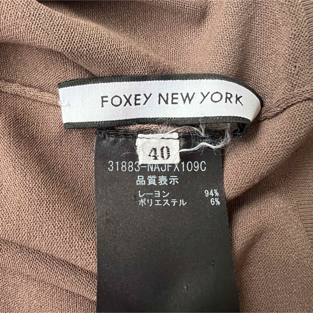 FOXEY NEW YORK(フォクシーニューヨーク)の美品　FOXEY NEWYORK フォクシー　ボレロカーディガン　サイズ40 レディースのトップス(カーディガン)の商品写真