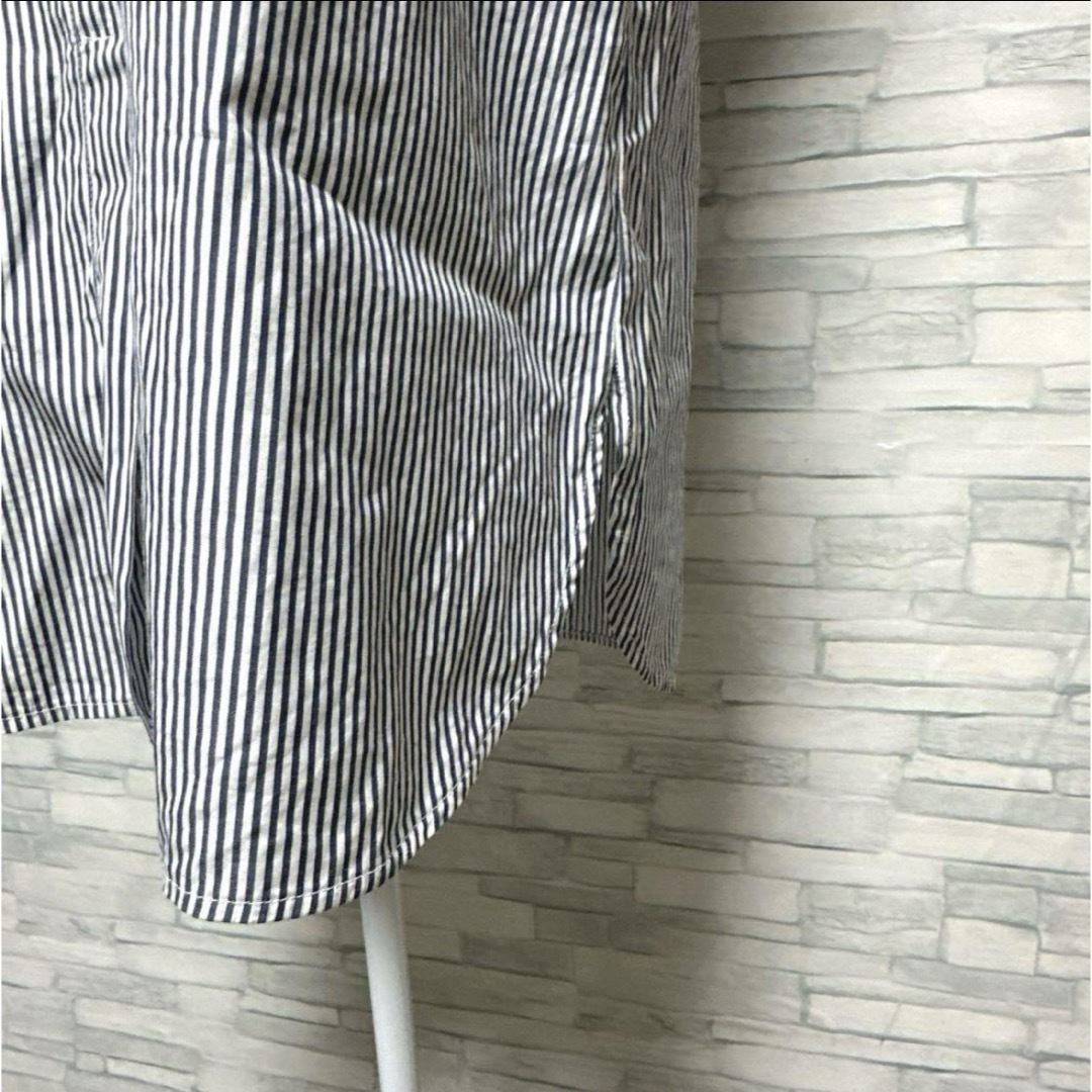 ALDRIDGE アルドリッジ 襟付きシャツ風切り替えノースリーブ レイヤード レディースのトップス(チュニック)の商品写真