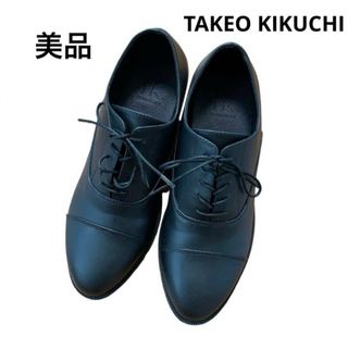 TAKEO KIKUCHI - タケオキクチ　靴　黒　レザー　26.5 美品