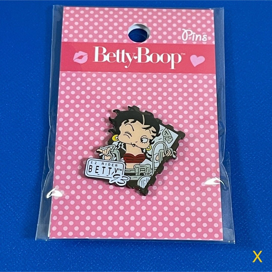 Betty Boop(ベティブープ)のベティブープ PINS ピンズ ピンバッジ EZ RIDER 03X エンタメ/ホビーのアニメグッズ(バッジ/ピンバッジ)の商品写真