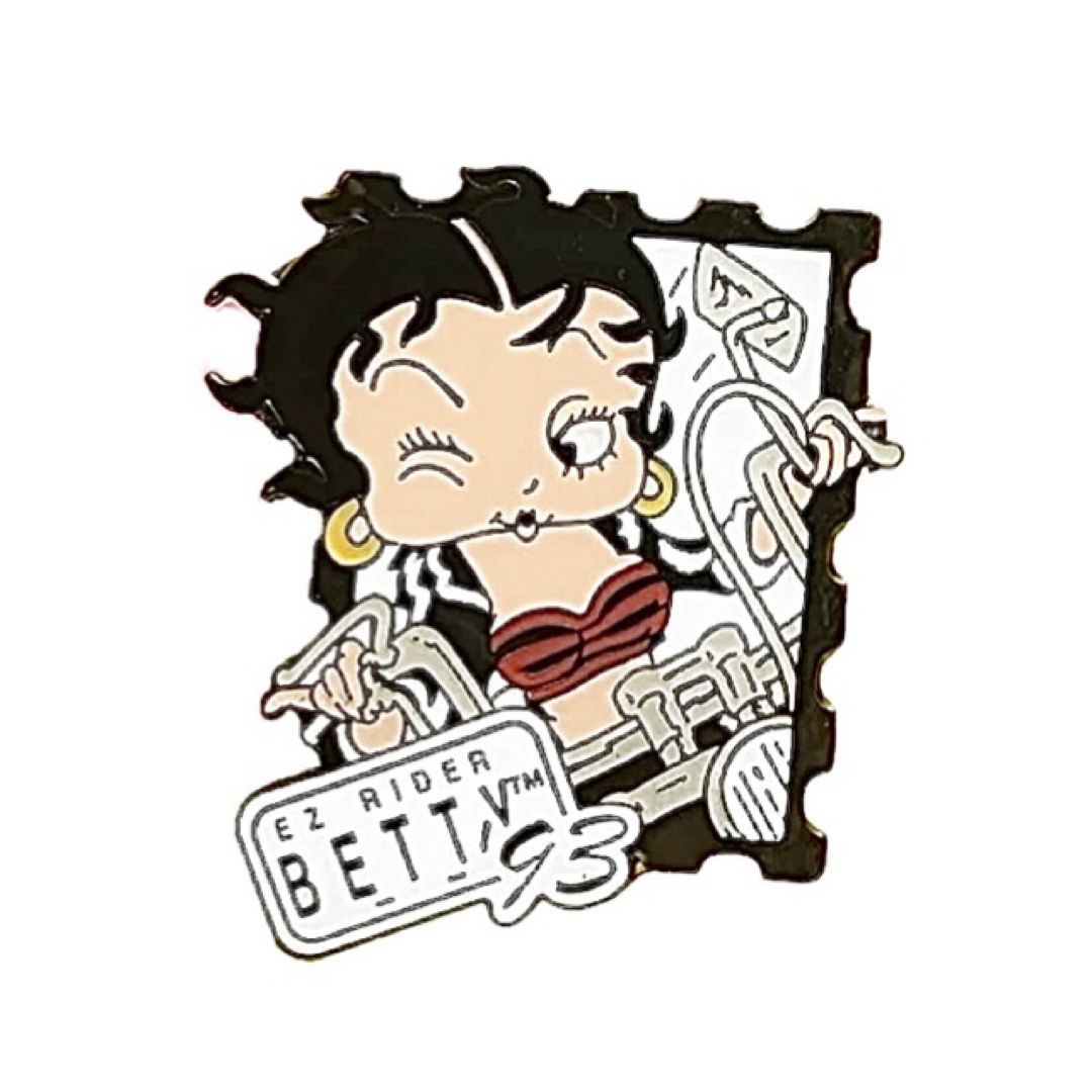 Betty Boop(ベティブープ)のベティブープ PINS ピンズ ピンバッジ EZ RIDER 03X エンタメ/ホビーのアニメグッズ(バッジ/ピンバッジ)の商品写真