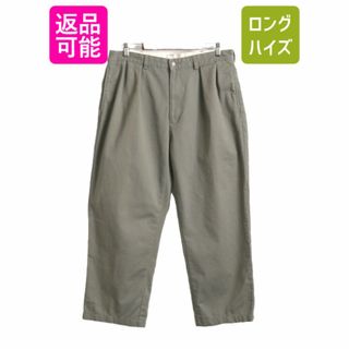 ラルフローレン(Ralph Lauren)の90s ポロ ラルフローレン コットン チノ パンツ メンズ 36 30 古着 90年代 オールド チノパン ストレート スラックス ツータック ポロチノ(チノパン)