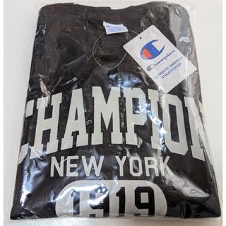 チャンピオン(Champion)のチャンピオン 半袖トレーナー カレッジプリント ショートスリーブスウェット 黒(スウェット)