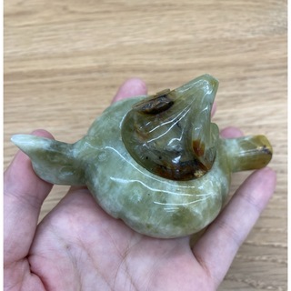 貴重✨友人の香港社長私物　社長からの頂き物　珍しい茶瓶の形の強運天然石(その他)