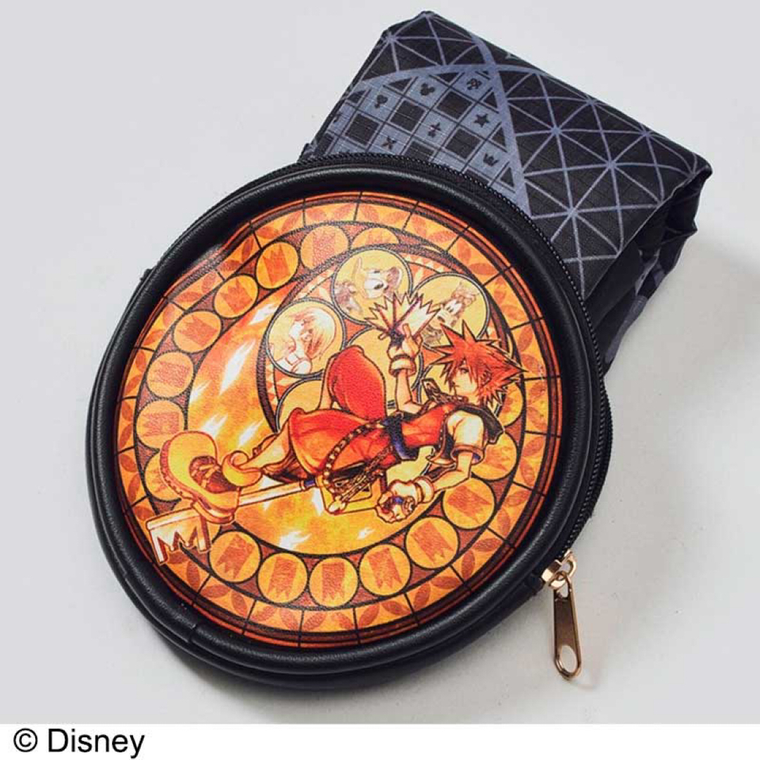 Disney(ディズニー)の【2個セット】Disney キングダム ハーツ 収納ポーチ付きエコバッグ レディースのバッグ(エコバッグ)の商品写真