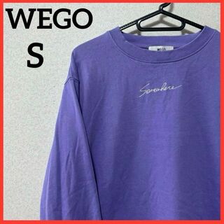 WEGO - 【大人気】WEGO スウェット トレーナー 長袖 刺繍 オーバーサイズ 男女兼用