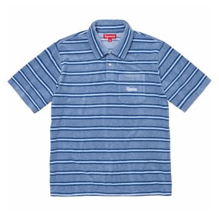 Supreme - supreme stripe terry s/s polo