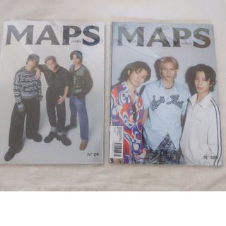 MAPS JAPAN KOREA 2冊　maps(音楽/芸能)