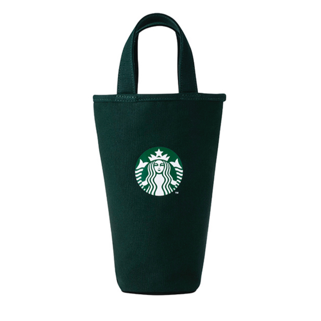 Starbucks(スターバックス)のスターバックス 台湾26周年　タンブラーバッグ　モスグリーン　セイレーンマーク レディースのバッグ(エコバッグ)の商品写真