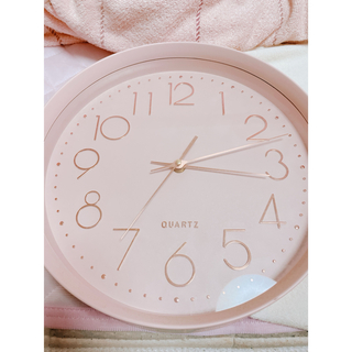 【ピンク】掛け時計(掛時計/柱時計)