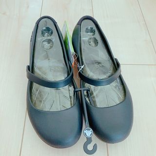 クロックス(crocs)の【新品】25cm CROCSクロックス　アリスワーク ブラック W9 パンプス(サンダル)