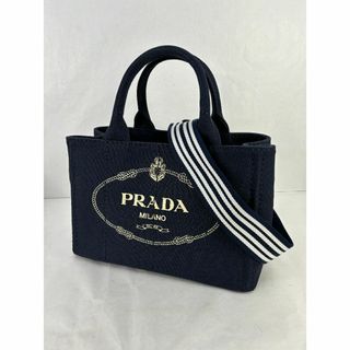 プラダ(PRADA)のプラダ カナパ トートバッグ コットン キャンバス バルティコ タルコ(ショルダーバッグ)