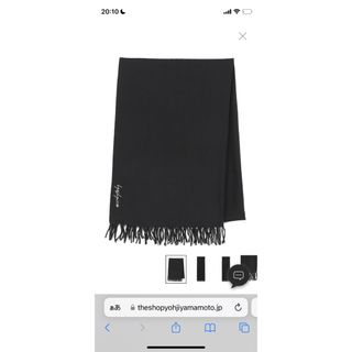 Yohji Yamamoto - 【未使用】PASHMINA SCARVES yohji yamamoto