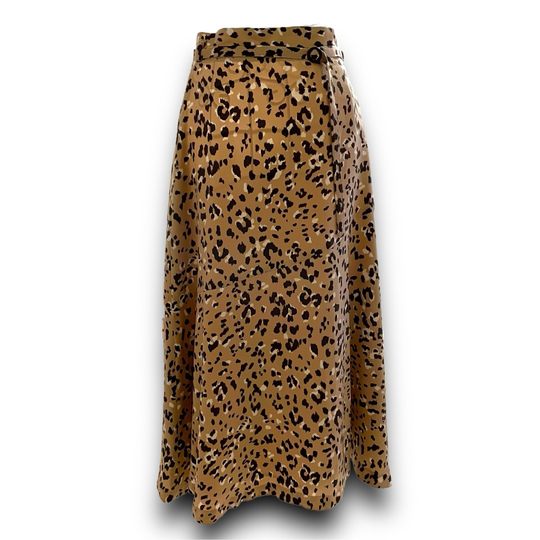 Fabulous Angela(ファビュラスアンジェラ)の【セール】ファビュラスアンジェラ レオパート柄 フレアスカート フリーサイズ レディースのスカート(ロングスカート)の商品写真