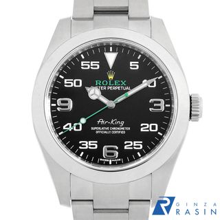 ロレックス(ROLEX)のロレックス エアキング 116900 ブラック ランダム番 メンズ 中古 腕時計(腕時計(アナログ))