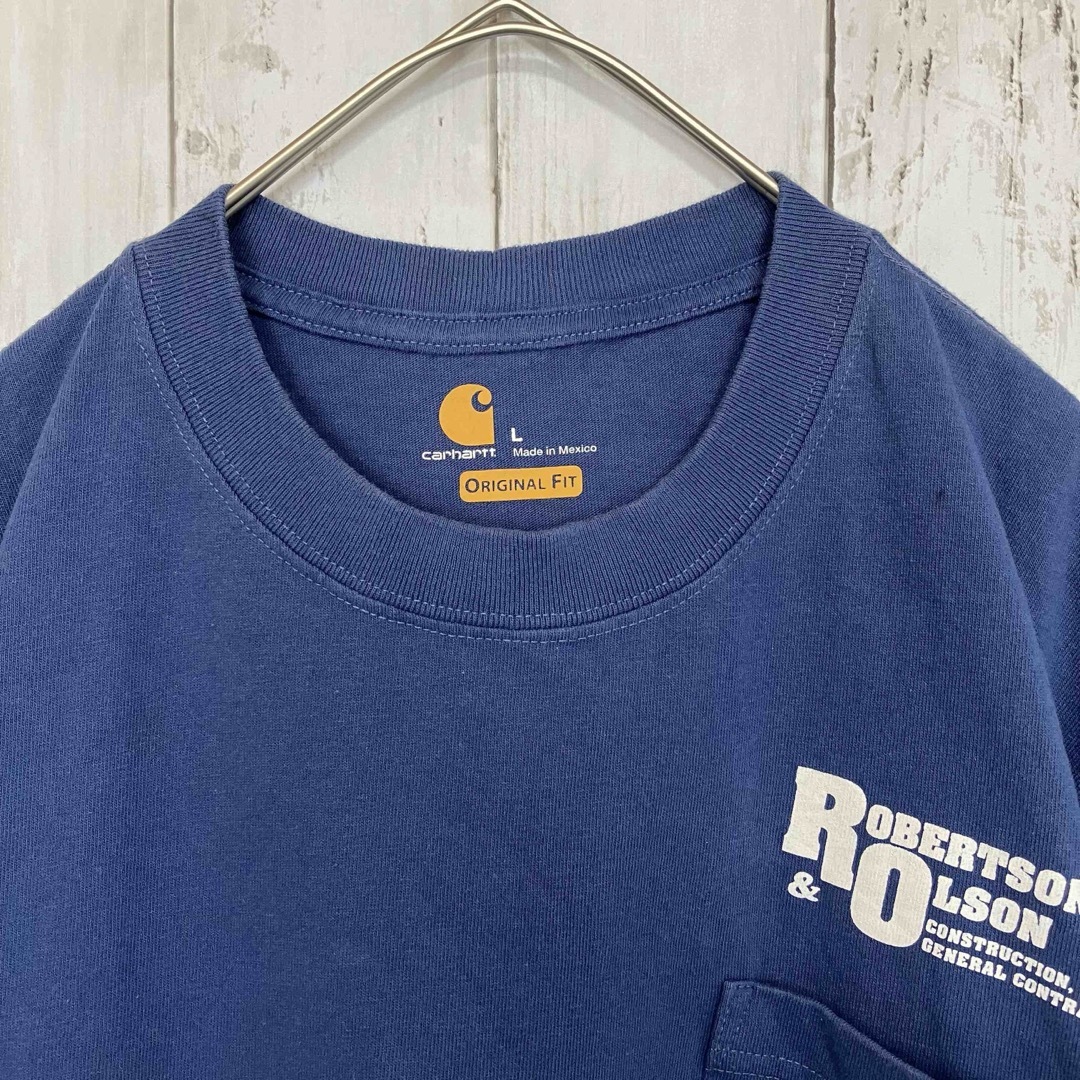 carhartt(カーハート)のカーハート 半袖Tシャツ ポケット付ワンポイント刺繍ロゴ企業系プリントZ1233 メンズのトップス(Tシャツ/カットソー(半袖/袖なし))の商品写真