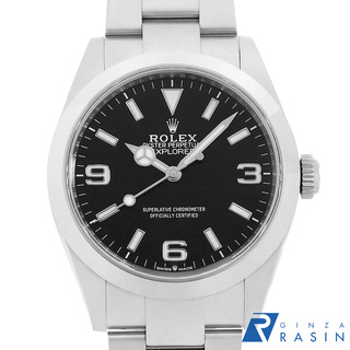 ロレックス(ROLEX)のロレックス エクスプローラー40 224270 ブラック ランダム番 メンズ 中古 腕時計(腕時計(アナログ))