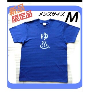 半袖Ｔシャツ　ブルー　メンズＭサイズ(Tシャツ/カットソー(半袖/袖なし))