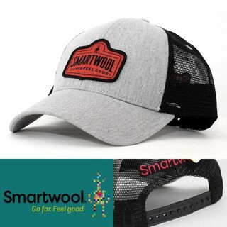 スマートウール(Smartwool)のメッシュキャップ 帽子 スマートウール ライトグレー 2TAJW-01 USA(キャップ)