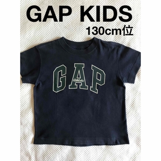 GAP Kids - GAP KIDS★ネイビー半袖★ロゴ Tシャツ
