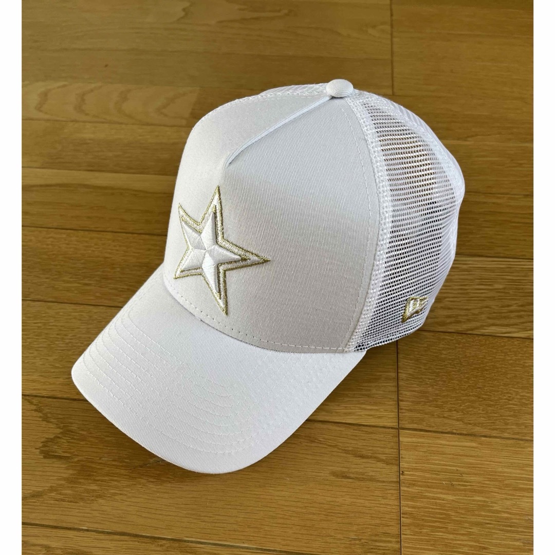 NEW ERA(ニューエラー)のニューエラキャップ【白、白星】 メンズの帽子(キャップ)の商品写真