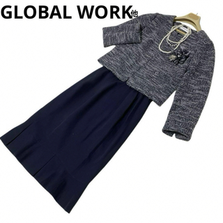GLOBAL WORK - グローバルワーク他　セレモニースーツ　フォーマル　上下セット　ネイビー　紺色