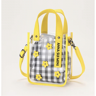 アナスイミニ(ANNA SUI mini)のアナスイミニ  新品タグ付　花モチーフ透明トートバッグ　クリアバッグ　透明bag(トートバッグ)