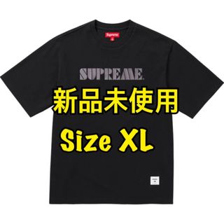 シュプリーム(Supreme)のSupreme Stencil Embroidered S/S Top ブラック(Tシャツ/カットソー(半袖/袖なし))