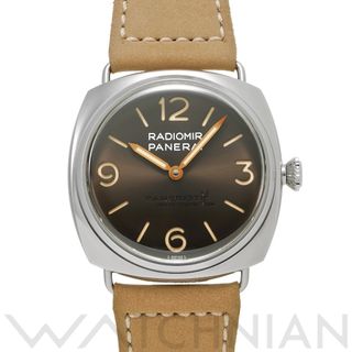 オフィチーネパネライ(OFFICINE PANERAI)の中古 パネライ PANERAI PAM02020 W番(2020年製造) ブラウン メンズ 腕時計(腕時計(アナログ))