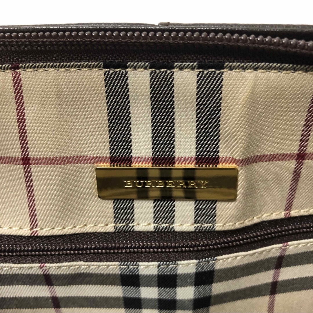 BURBERRY(バーバリー)のバーバリー　ハンドバッグ　ワンショルダー　ブラウン　ノバチェック レディースのバッグ(ハンドバッグ)の商品写真