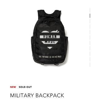 ヒューマンメイド(HUMAN MADE)のHUMAN MADE Military Backpack "Black”(バッグパック/リュック)