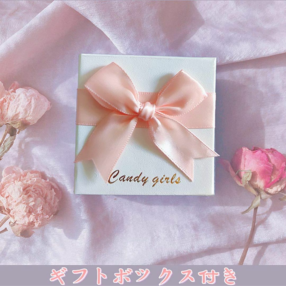 【色: 桜と貝殻花】Candy girls ピアス 花 和風 チェーンピアス 非 レディースのアクセサリー(その他)の商品写真