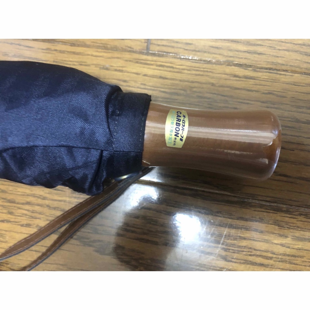 BURBERRY(バーバリー)の未使用BURBERRY バーバリー 折りたたみ傘 ネイビー ホース チェック メンズのファッション小物(傘)の商品写真