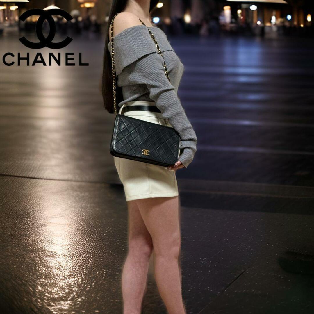 CHANEL(シャネル)のシャネル ヴィンテージマトラッセ チェーンショルダーバッグ C42 レディースのバッグ(ショルダーバッグ)の商品写真