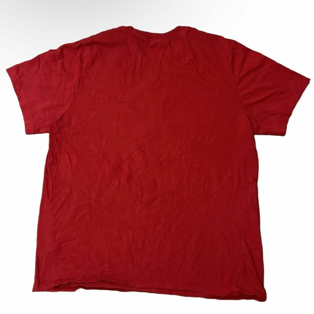 NIKE(ナイキ)のナイキ 半袖Tシャツ スウッシュ レッド ロゴT 夏物古着 h29 メンズのトップス(Tシャツ/カットソー(半袖/袖なし))の商品写真