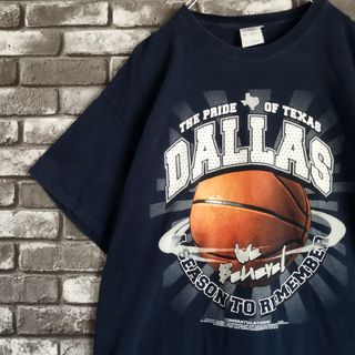 FRUIT OF THE LOOM - フルーツオブザルームNBAダラスマーベリックスチームビッグロゴtシャツTシャツ