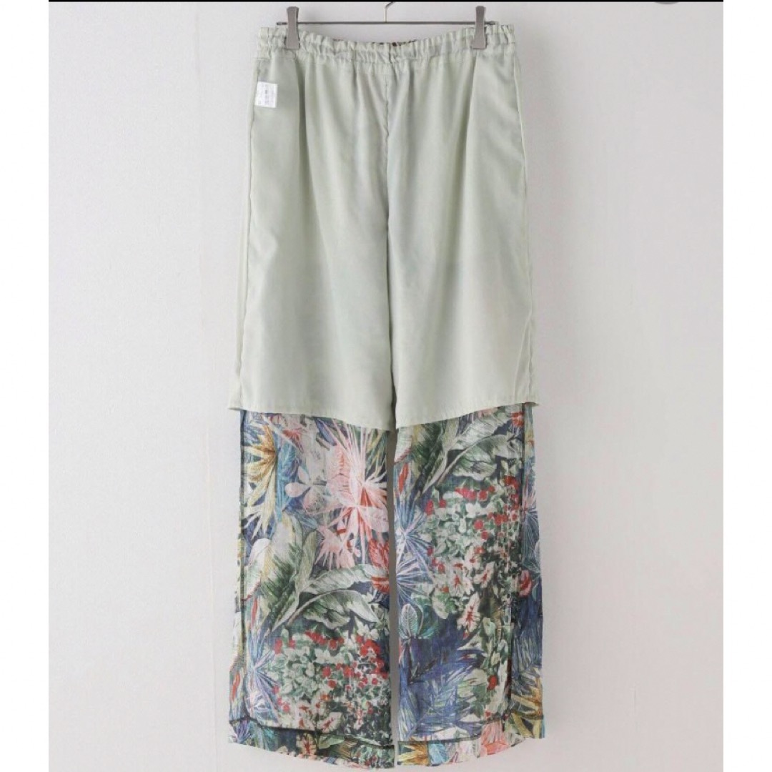 L'Appartement DEUXIEME CLASSE(アパルトモンドゥーズィエムクラス)の新品 Botanical Pattern Ramie Easy Pants レディースのパンツ(カジュアルパンツ)の商品写真