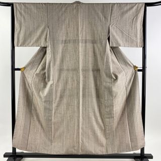 紬 身丈155cm 裄丈65cm 正絹 美品 名品 【中古】(着物)