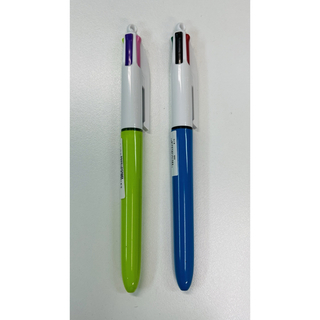 BiC ビック 4色ボールペン ブルー & アニバーサリー/グリーン ２本セット(ペン/マーカー)