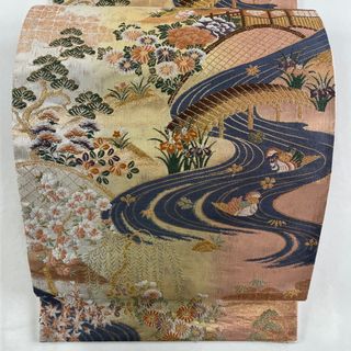 袋帯 美品 秀品 六通 正絹 【中古】(帯)