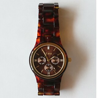 IENA - イエナ IENA ANA機内販売限定腕時計 べっこう茶色