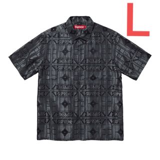 シュプリーム(Supreme)のSupreme Tray Jacquard S/S Shirt "Black"(シャツ)